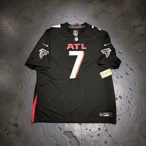 Nike Atlanta Falcons Bijan Robinson #7 Black Football Game Jersey Men's 3XL NWT